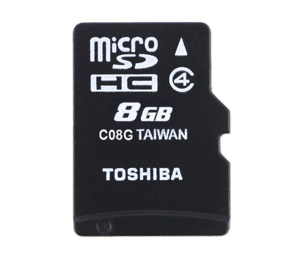 Toshiba 8GB microSDHC + adapter SD - 270507 - zdjęcie